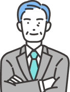 スーツを着た男性のイラスト